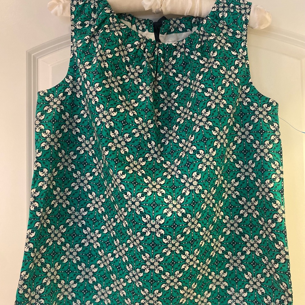 Vineyard Vines Tie Back Printed Sleeveless Magnolia Top